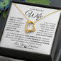 To my Beautiful Wife - Forever Love Necklace - Love, Your Husband