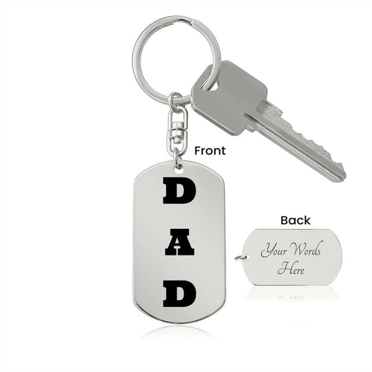 DAD keychain
