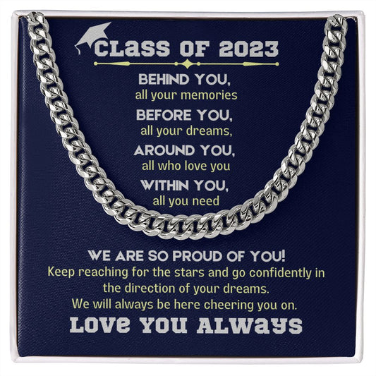 Class of 2023 - Cuban Chain Link - Love You Always